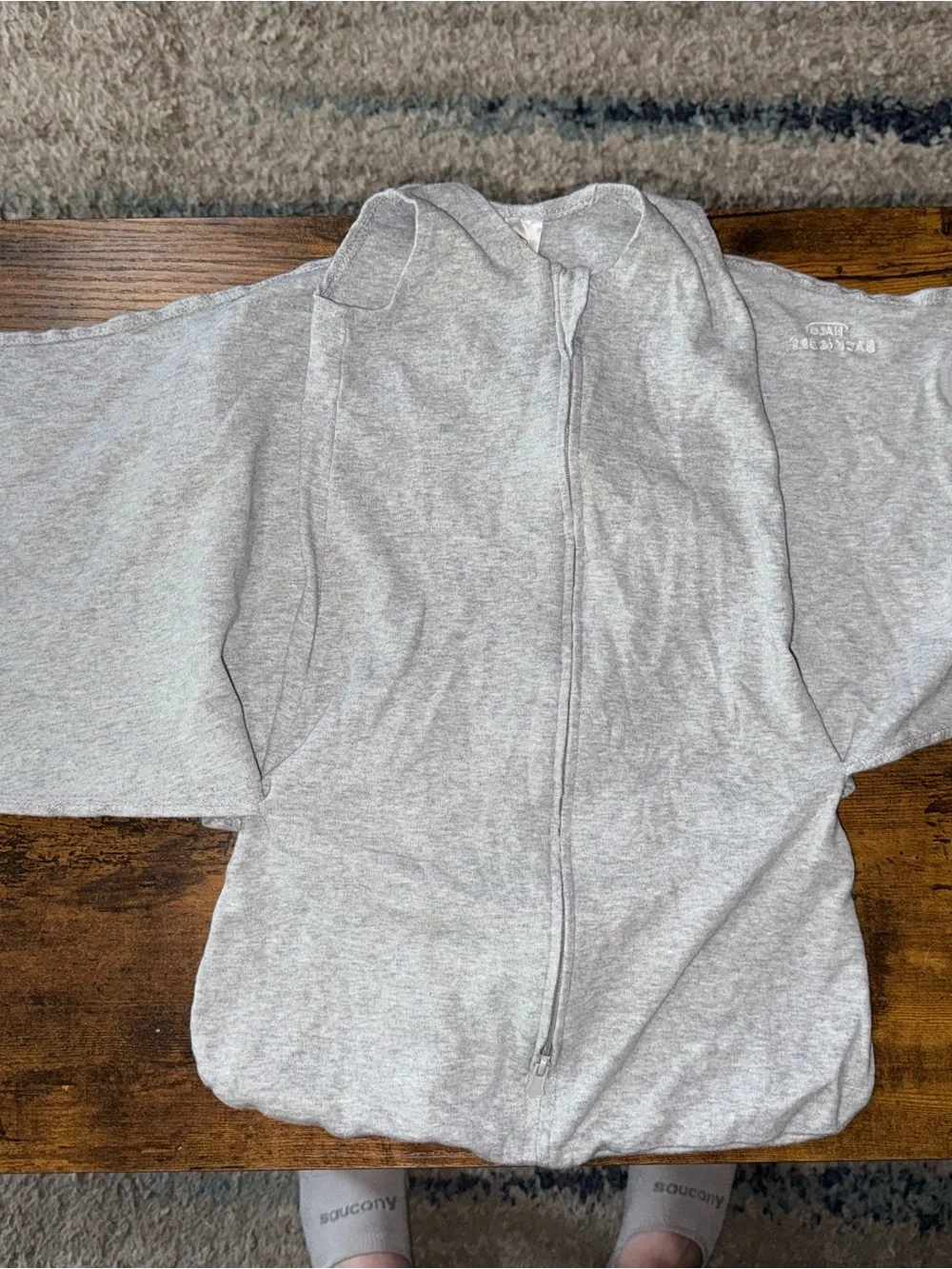 Halo SleepSack Swaddle - Light Gray Heather